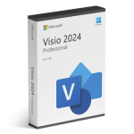 Microsoft Visio 2024 Professional – Licencja Cyfrowa – 1 PC – Windows – Bez Subskrypcji